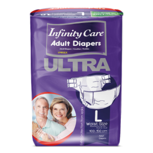 Infinity Care Adult Diapers Large Pack (10 Diapers)